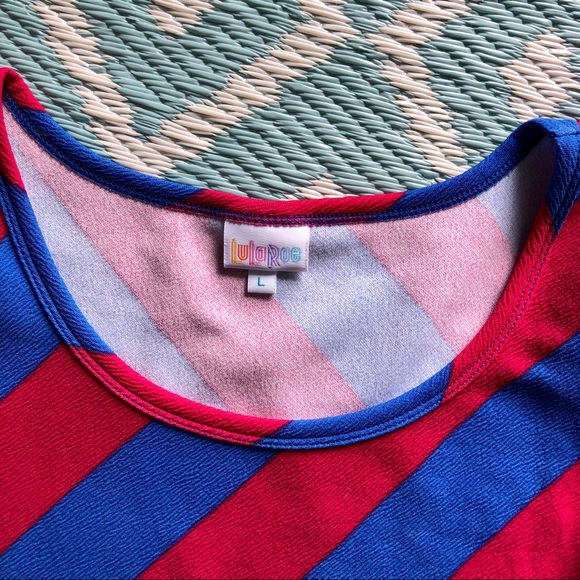 LuLaRoe Nicole A-Line Knee Length Dress - Picture 3 of 4